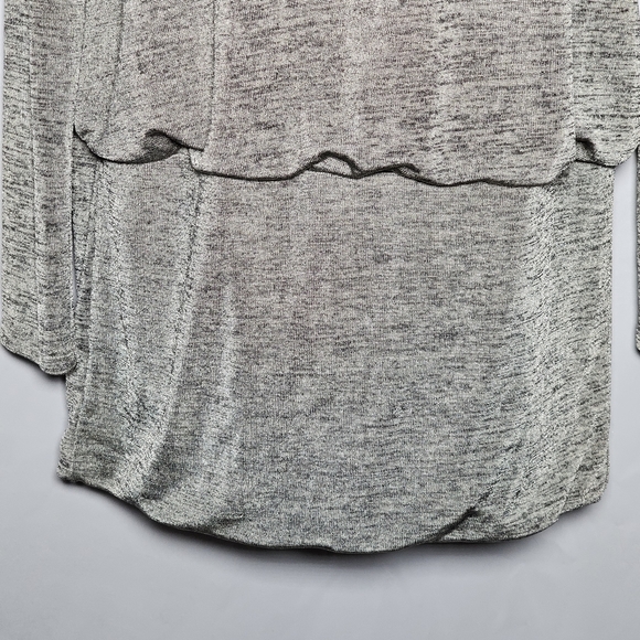 WHBM long sleeve heathered gold tunic top small - Picture 9 of 9